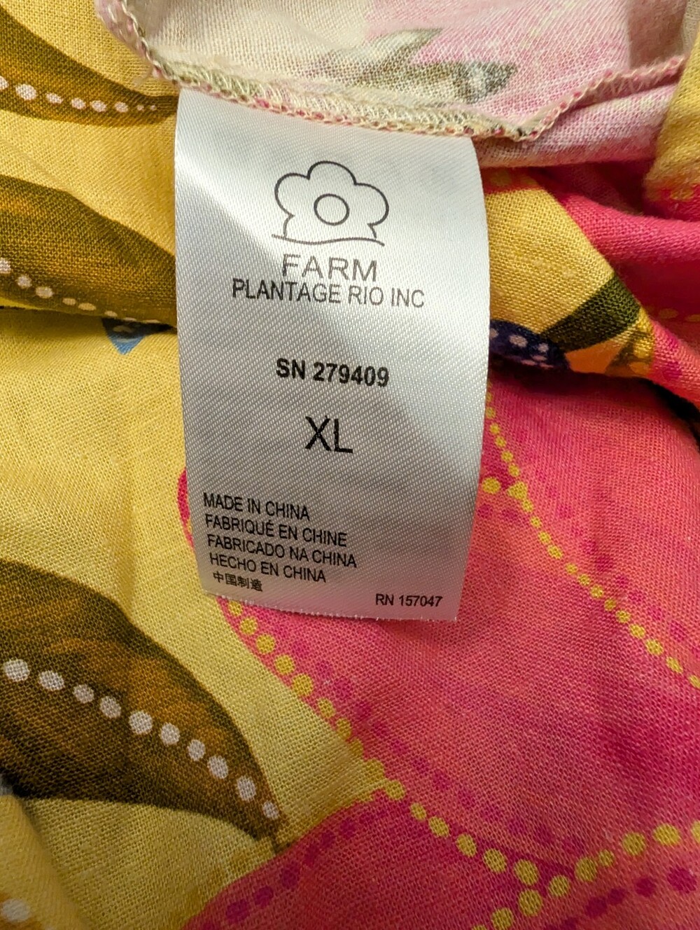 NEW Farm Rio For Anthropologie Yellow Floral Scalloped Neck DropWaist Midi Dress - Picture 14 of 15
